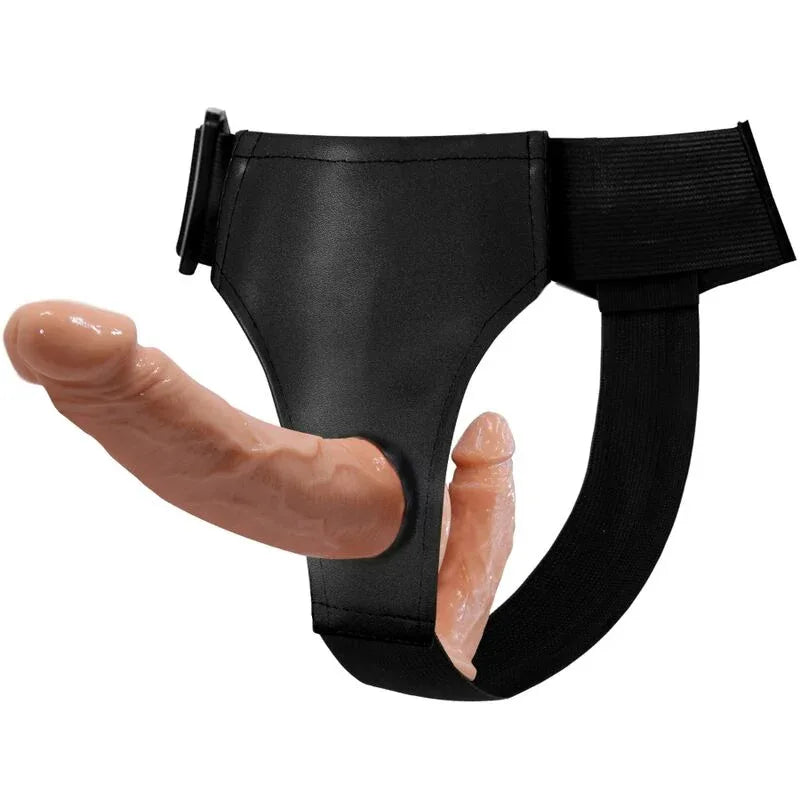 BAILE - ULTRA LEIDENSCHAFTLICHER DOPPELTE DILDOS MIT GESCHIRR - Vanelion Paradise