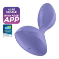 SATISFYER - SWEET SEAL VIBRIERSTECKER APP VIOLETT - Vanelion Paradise