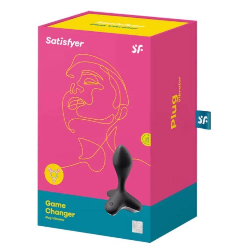 SATISFYER - GAME CHANGER PLUG VIBRATOR ROSA