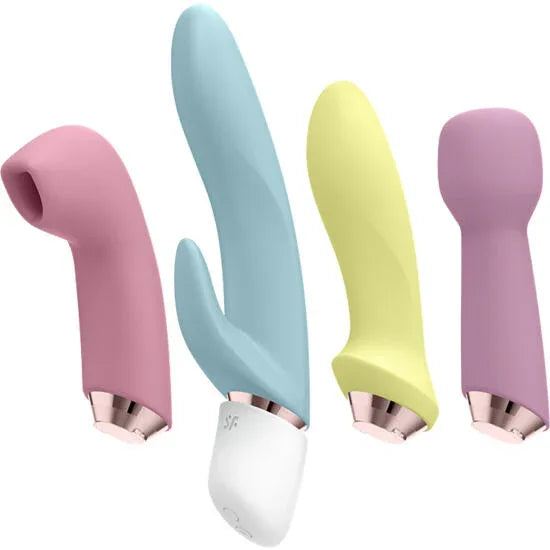 SATISFYER - MARVELOUS FOUR VIBRATOR UND LUFTPULSSET - Vanelion Paradise