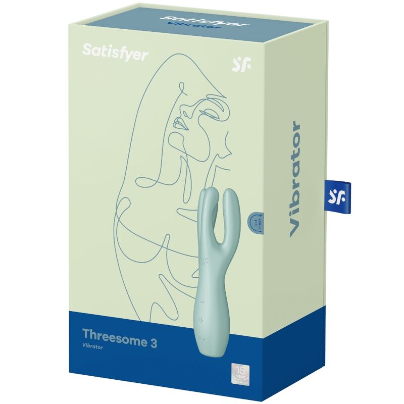 SATISFYER - THREESOME 3 VIBRATOR ROSA