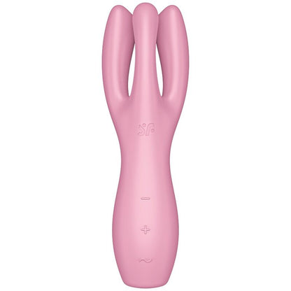 SATISFYER - THREESOME 3 VIBRATOR ROSA