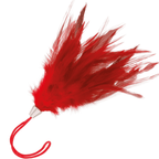 OHMAMA FETISCH ROT STIMULIERENDE FEDER 13 CM - Vanelion Paradise