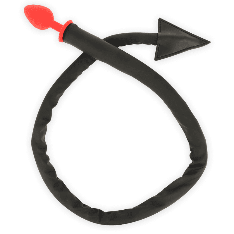 OHMAMA FETISCH TEUFELSCHWANZ SILIKON BUTT PLUG 8 CM - Vanelion Paradise