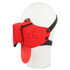 OHMAMA FETISCH HUNDE MAULKORB - ROT - Vanelion Paradise