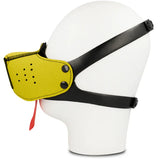 OHMAMA FETISCH HUNDE MAULKORB - GELB - Vanelion Paradise