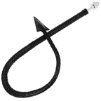OHMAMA FETISCH TEUFELSCHWANZ LEDER & METALL BUTT PLUG 7 CM - Vanelion Paradise