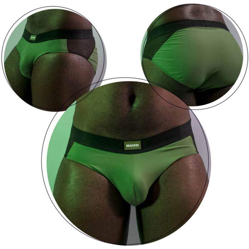MACHO - MS23V KURZE UNTERHOSE GRÜNE FARBEN L/XL - Vanelion Paradise