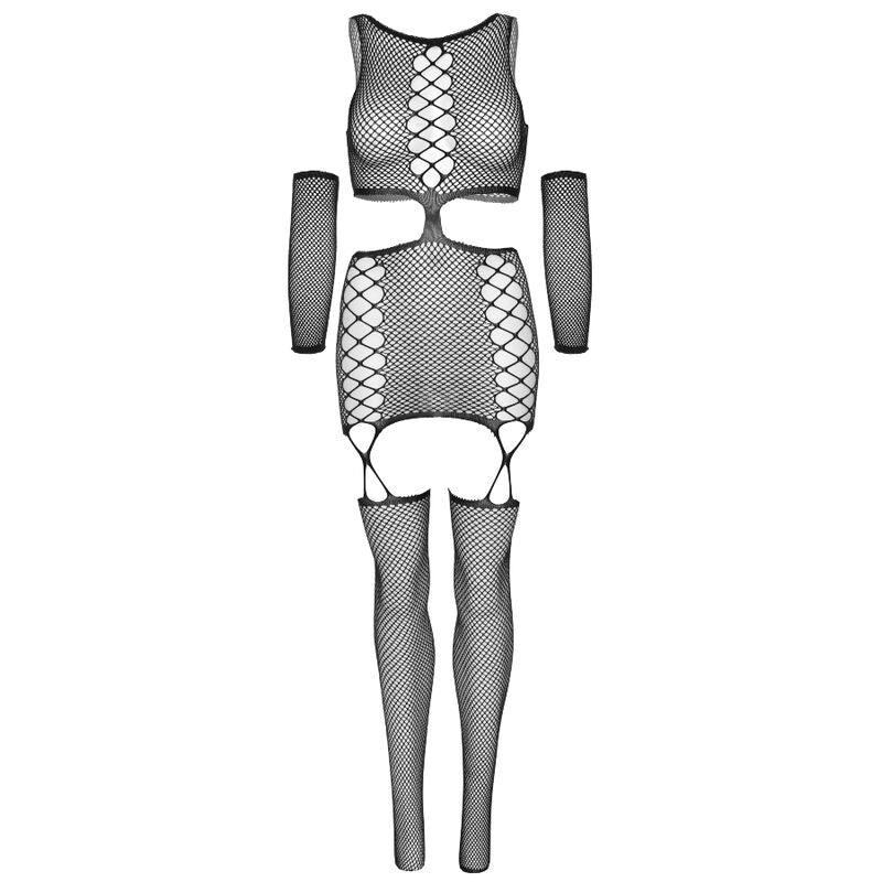 LEG AVENUE - GARTER-KLEID MIT HANDSCHUHEN, EINE GRÖSSE - Vanelion Paradise