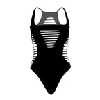 LEG AVENUE - BODY TANGA RACERBACK SCHWARZ - Vanelion Paradise