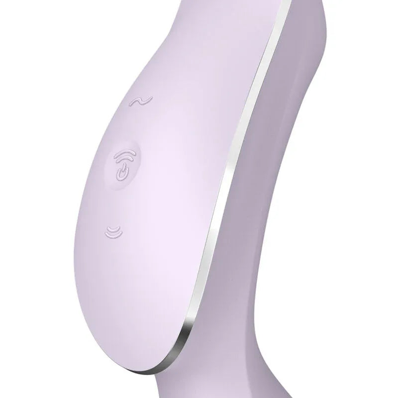 SATISFYER - CURVY TRINITY 2 AIR PULSE VIBRATOR SCHWARZ - Vanelion Paradise