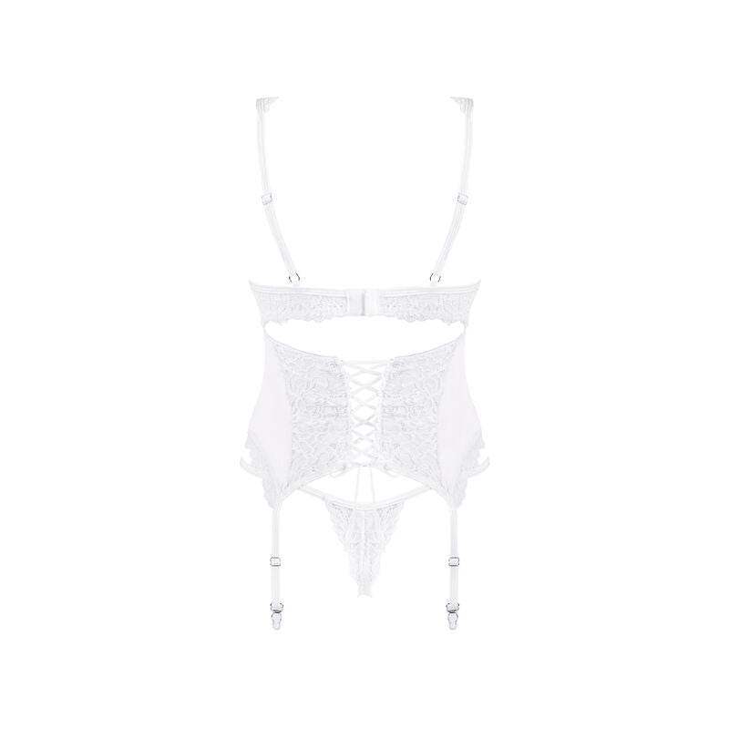 OBSESSIVE - AMOR BLANCO KORSETT & TANGA S/M - Vanelion Paradise