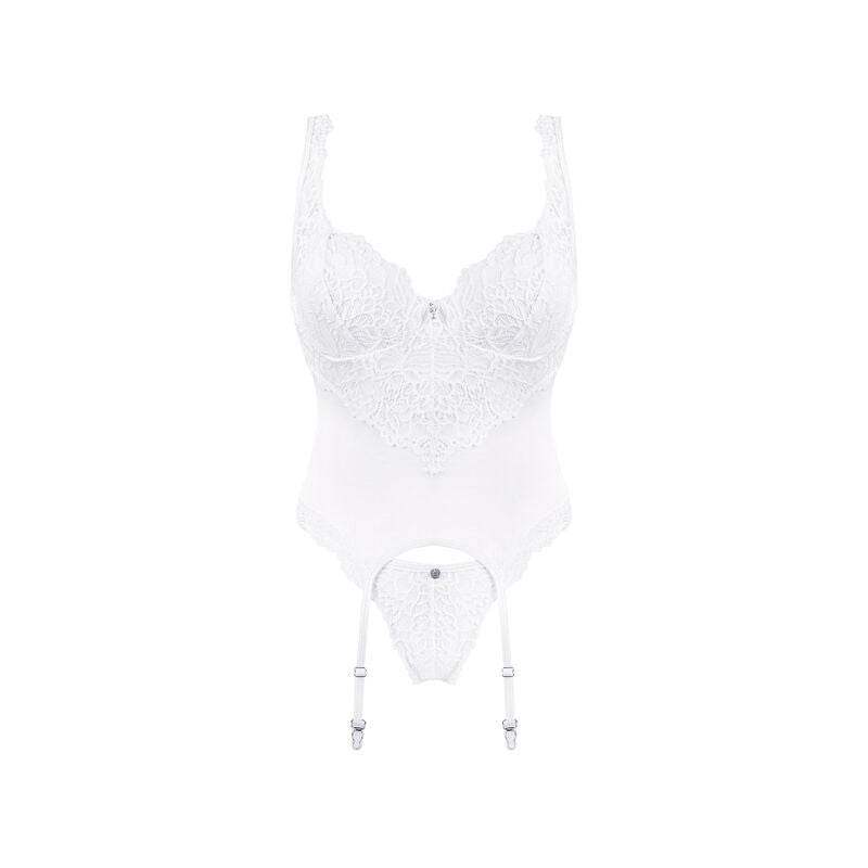 OBSESSIVE - AMOR BLANCO KORSETT & TANGA S/M - Vanelion Paradise