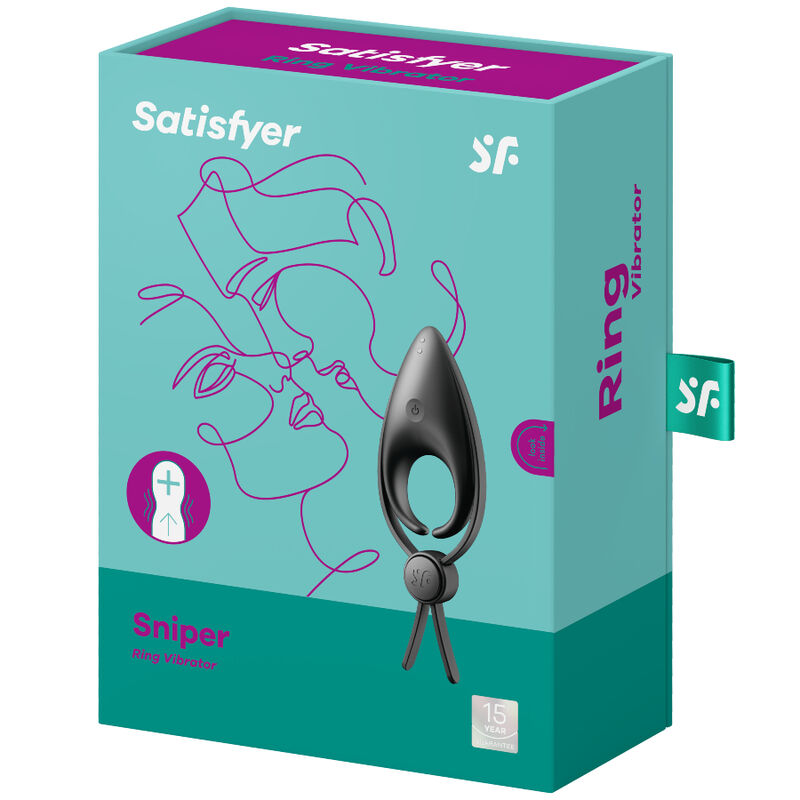 Satisfyer Sniper Ringvibrator Schwarz