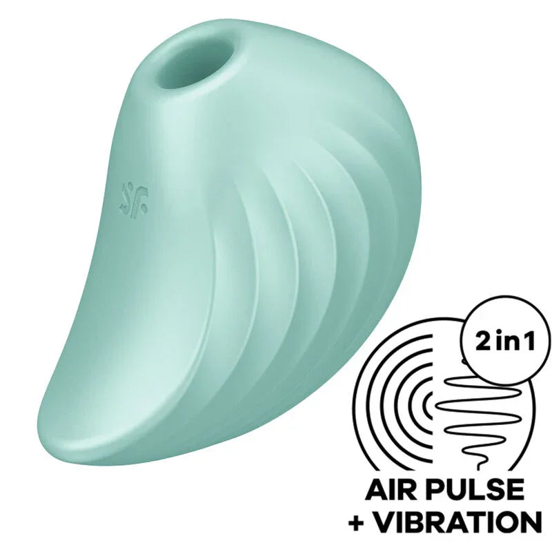 SATISFYER - PEARL DIVER AIR PULSE STIMULATOR & VIBRATOR - Vanelion Paradise