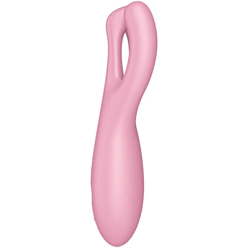 SATISFYER - THREESOME 4 VIBRATORAPP ROSA - Vanelion Paradise