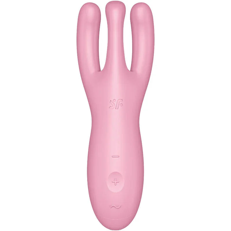 SATISFYER - THREESOME 4 VIBRATORAPP ROSA - Vanelion Paradise