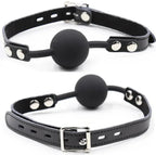 OHMAMA Silikon-Ballgag mit Schloss – verstellbar & körpersicher - Vanelion Paradise