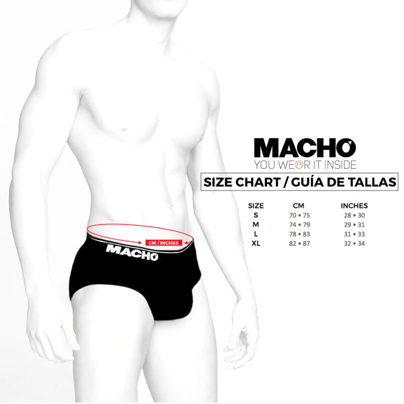 MACHO - MS24A KURZE DUNKELGELBE UNTERHOSE S