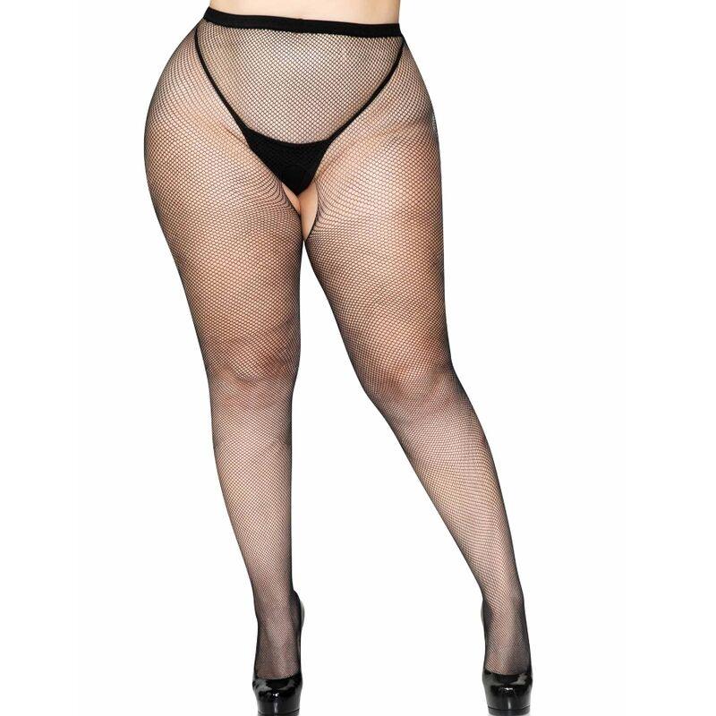LEG AVENUE - MESH-HOSE MIT SCHRITTÖFFNUNG PLUS - Vanelion Paradise