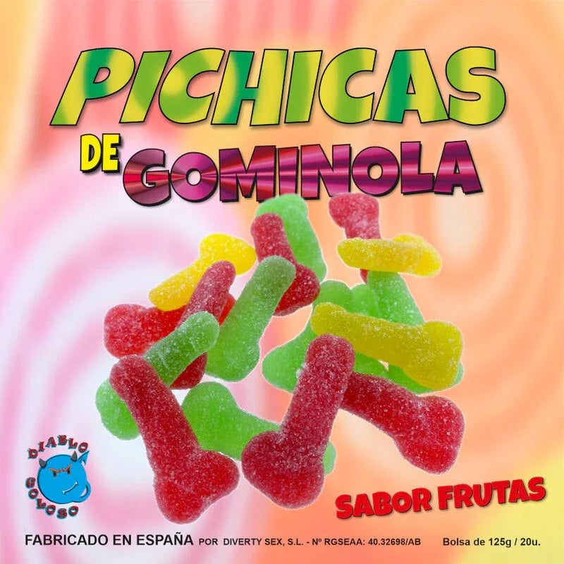 DIABLO GOLOSO - FRUCHT-GUMMINOL-PICHITAS MIT ZUCKER - Vanelion Paradise
