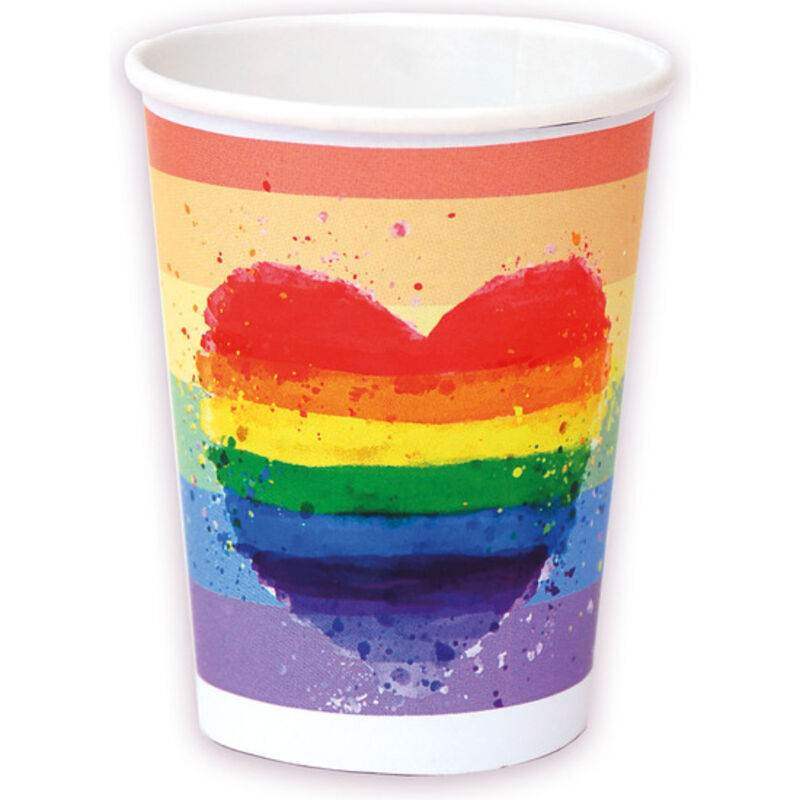 PRIDE - SET 8 LGBT-FLAGGENBECHER - Vanelion Paradise