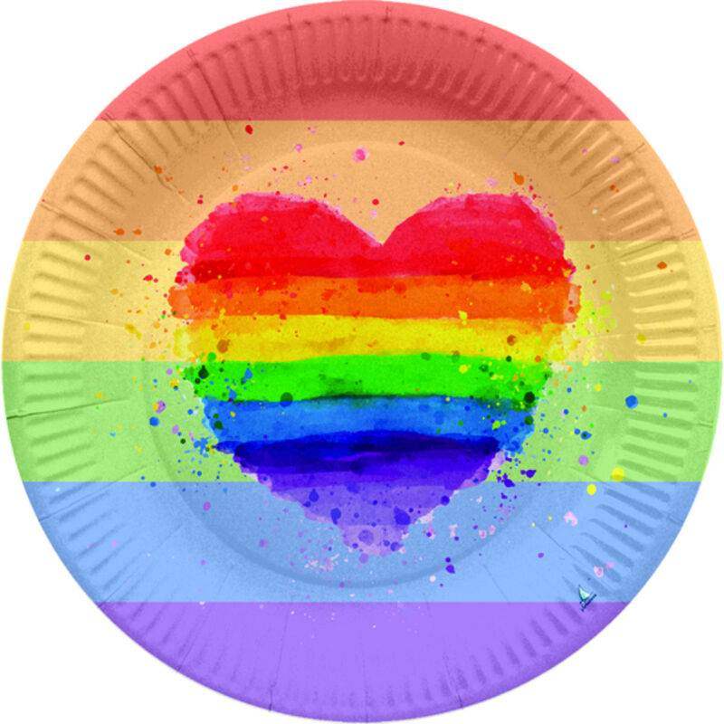 PRIDE - SET 8 LGBT-FLAGGENPLATTEN - Vanelion Paradise