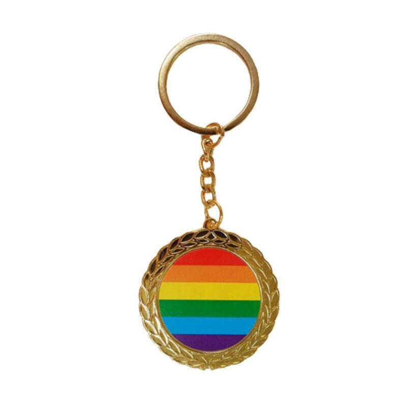 PRIDE - LGBT-FLAGGE RUNDER SCHLÜSSELANHNGER - Vanelion Paradise