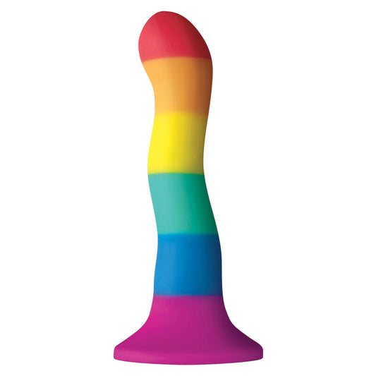 PRIDE - LGBT FLAGGE DILDO WELLE 17 CM