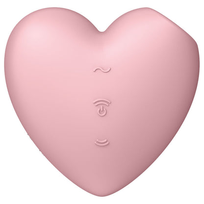 SATISFYER - CUTIE HEART AIR PULSE STIMULATOR & VIBRATOR BLAU