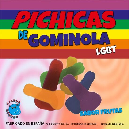 PRIDE - GUMMIBRCHEN PENIS FRÜCHTE LGBT