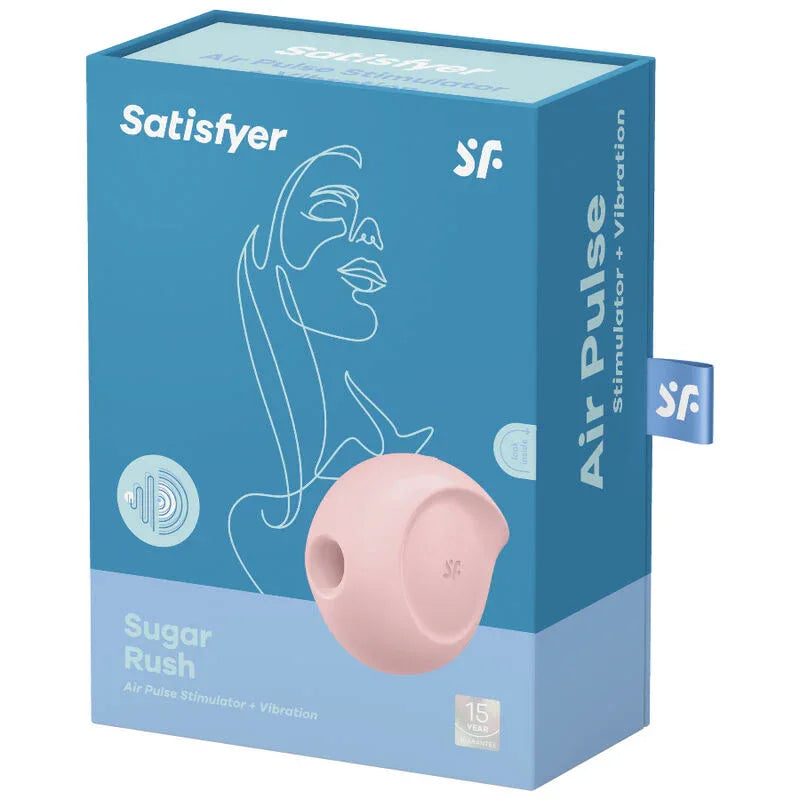 SATISFYER - SUGAR RUSH AIR PULSE STIMULATOR & VIBRATOR - Vanelion Paradise