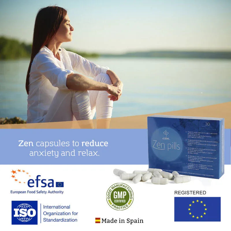 500 COSMETICS - Zen Pillen Kapseln gegen Angst zur Angstbewältigung - Vanelion Paradise