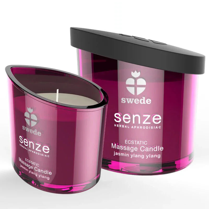SWEDE - SENZE ECSTATISCHE MASSAGEKERZE - JASMIN, YLANG YLANG - Vanelion Paradise