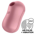 SATISFYER - COTTON CANDY AIR PULSE STIMULATOR & VIBRATOR - Vanelion Paradise