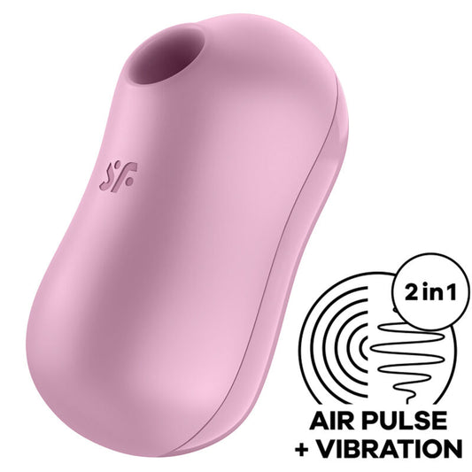 SATISFYER - COTTON CANDY AIR PULSE STIMULATOR & VIBRATOR LILA