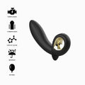 IBIZA - LEISTUNGSSTARKER AUFBLASBARER ANAL/VAGINAL-VIBRATOR MIT FERNBEDIENUNG - Vanelion Paradise
