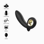 IBIZA - LEISTUNGSSTARKER AUFBLASBARER ANAL/VAGINAL-VIBRATOR MIT FERNBEDIENUNG - Vanelion Paradise