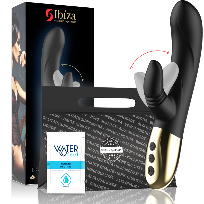 IBIZA - VIBRATOR NEUE ERFAHRUNG MIT LECKENDEM KANINCHEN