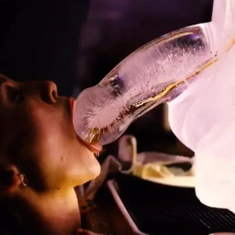 PLAY WIV ME - HUGE PENIS ICE LUGE MOLD - Vanelion Paradise