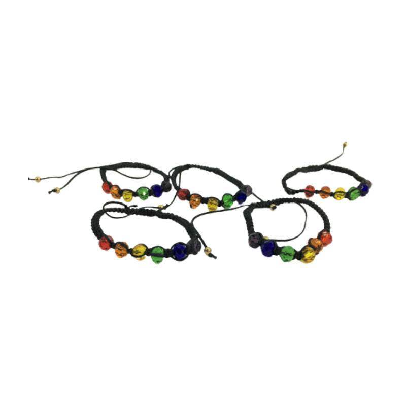 PRIDE - LGBT-FLAGGE GLASKUGELARMBAND - Vanelion Paradise