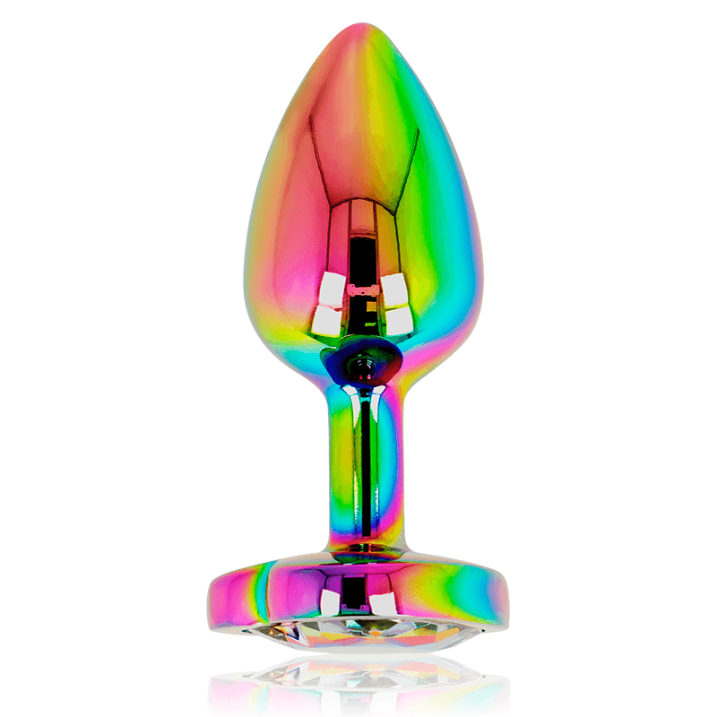 OHMAMA - SCHILLERNDER HERZ-ANALPLUG, GRÖSSE S - Vanelion Paradise