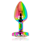 OHMAMA - SCHILLERNDER HERZ-ANALPLUG, GRÖSSE S - Vanelion Paradise