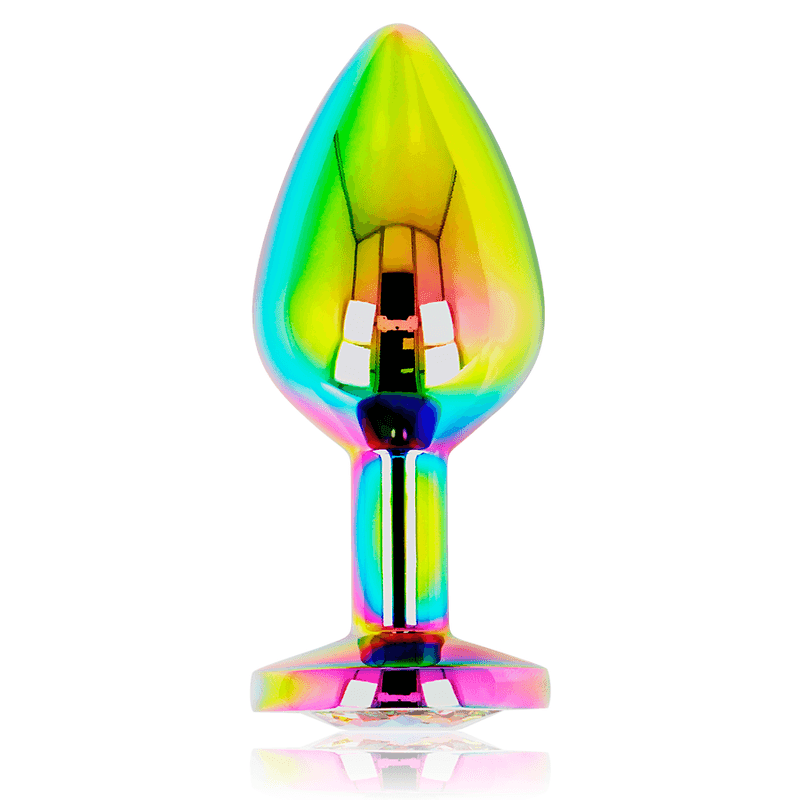 OHMAMA - SCHILLERNDER KREISFÖRMIGER ANALPLUG, GRÖSSE M - Vanelion Paradise