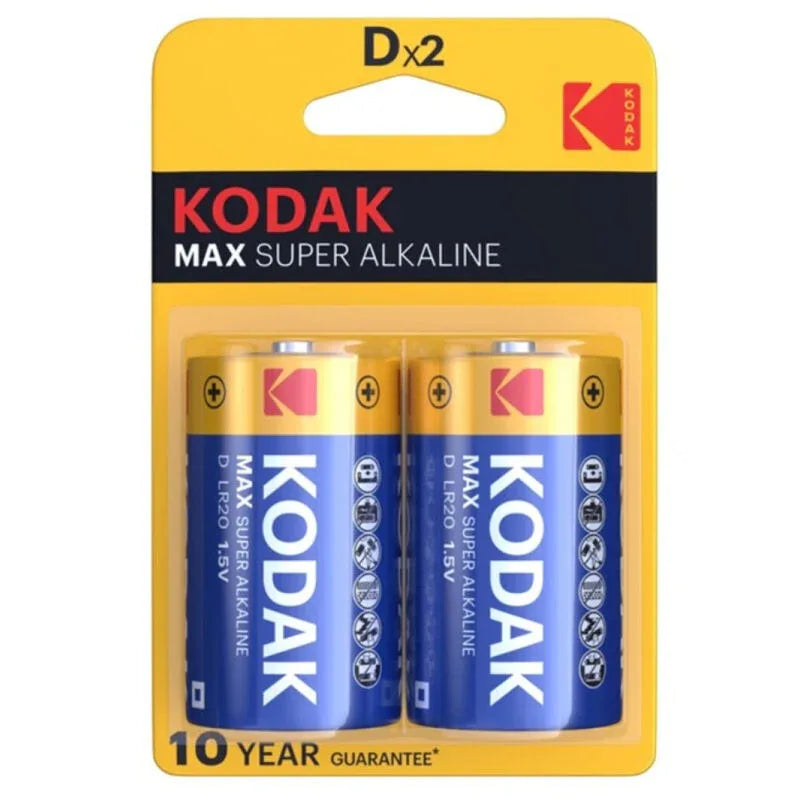 KODAK - MAX ALKALINE BATTERIE D LR20 2 EINHEIT - Vanelion Paradise