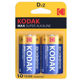 KODAK - MAX ALKALINE BATTERIE D LR20 2 EINHEIT - Vanelion Paradise