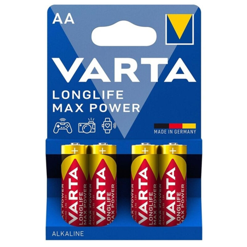 VARTA - MAX POWER ALKALINE BATTERIE AA LR6 4 EINHEIT