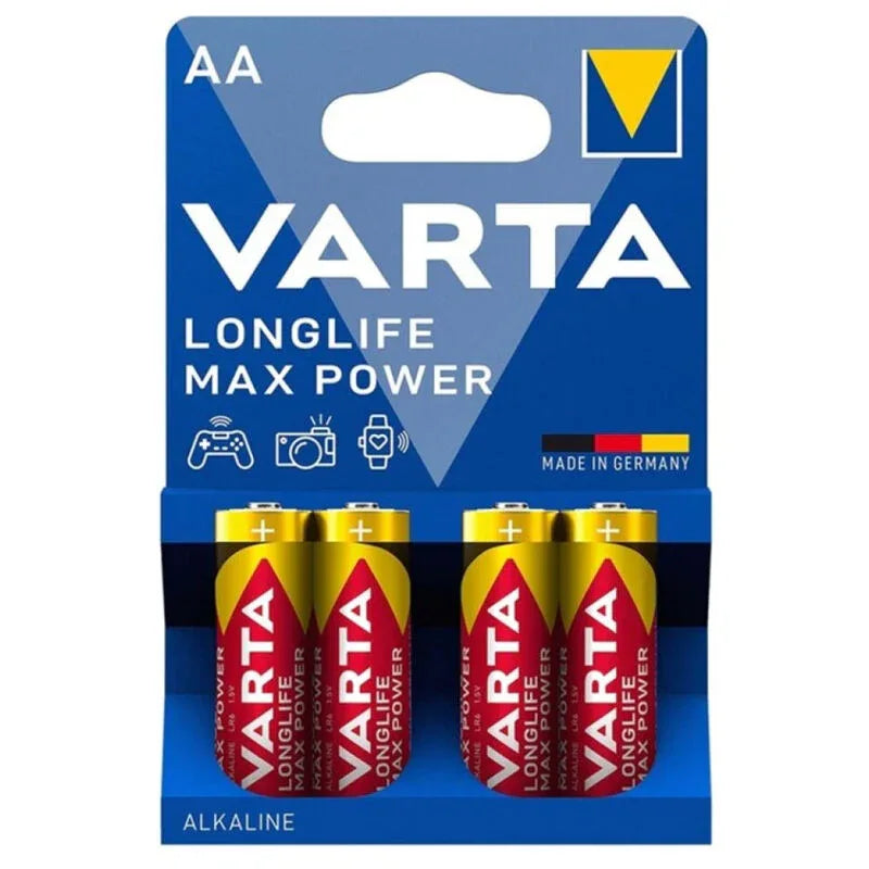 VARTA - MAX POWER ALKALINE BATTERIE AA LR6 4 EINHEIT - Vanelion Paradise