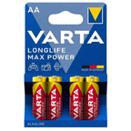 VARTA - MAX POWER ALKALINE BATTERIE AA LR6 4 EINHEIT - Vanelion Paradise