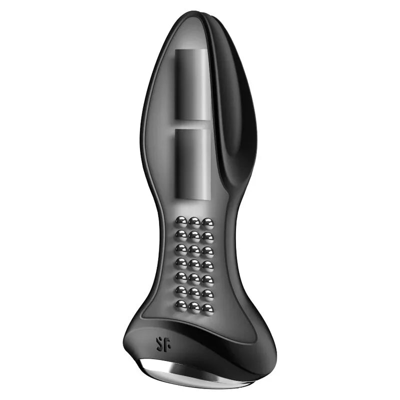 SATISFYER - ROTATOR PLUG 2+ VIBRIERENDE PLUGAPP SCHWARZ - Vanelion Paradise